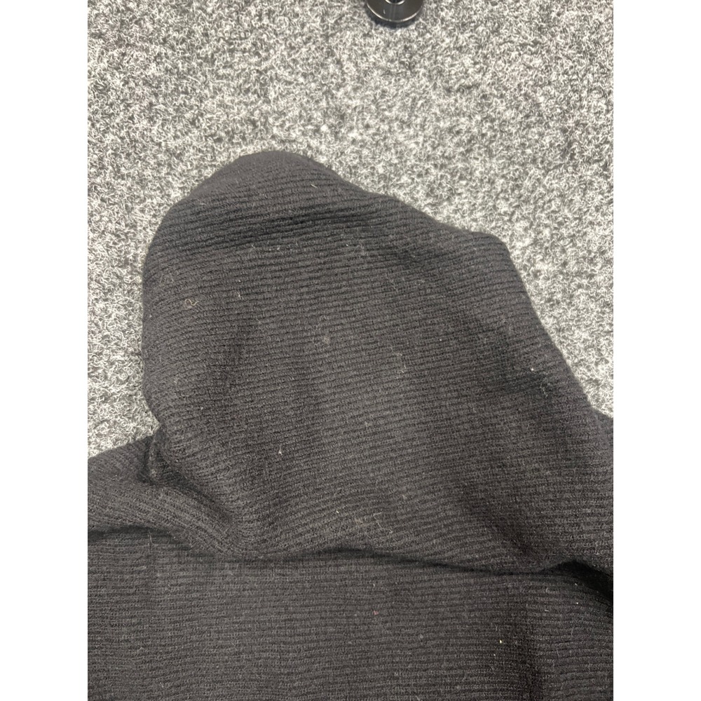 AllSaints Sweater Womens S Black Ridley Jumper Wool Cashmere Batwing Funnel Neck - Picture 9 of 9
